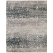 Feizy Richmond 39R5F Modern Abstract Rug in Ivory/Blue/Green