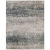 Feizy Richmond 39R5F Modern Abstract Rug in Ivory/Blue/Green