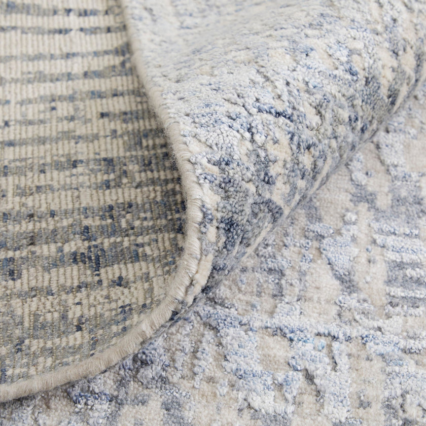 Feizy Eastfield 69AIF Modern Abstract in Blue/Ivory/Gray