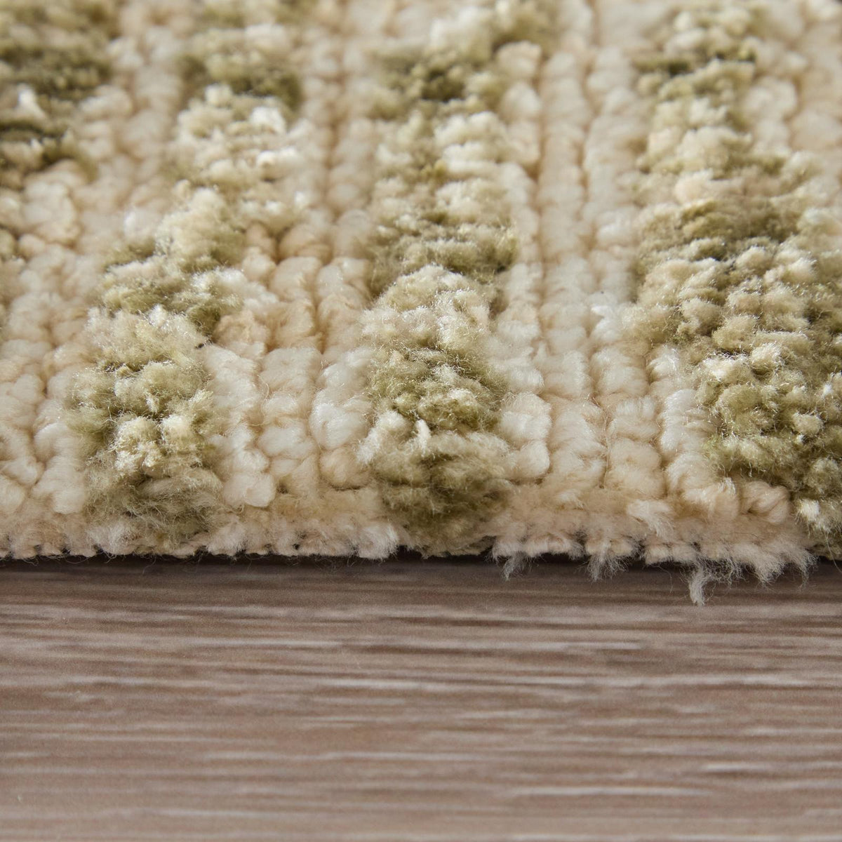 Feizy Colton 8A53F Modern Abstract Rug in Green/Tan