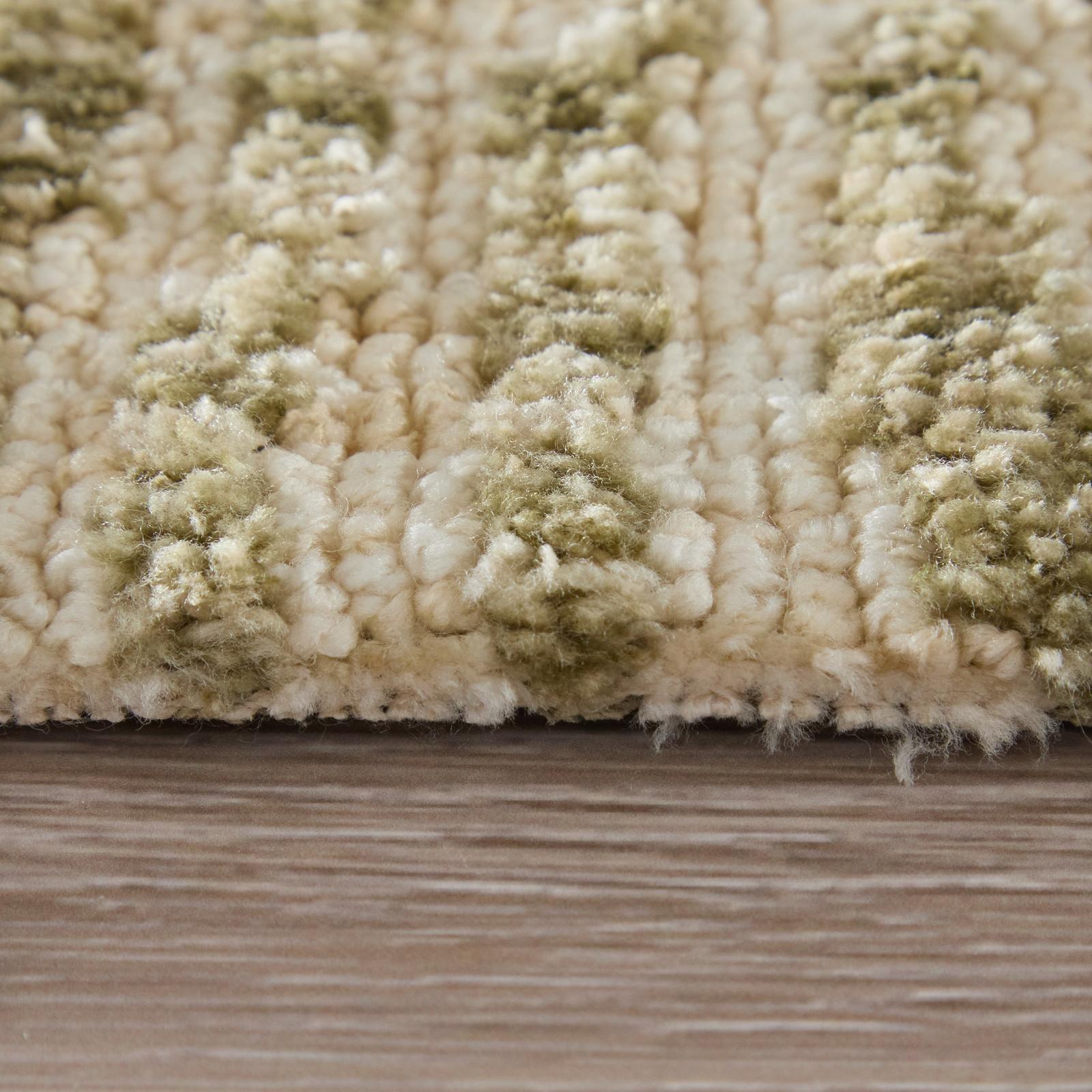 Feizy Colton 8A53F Modern Abstract Rug in Green/Tan