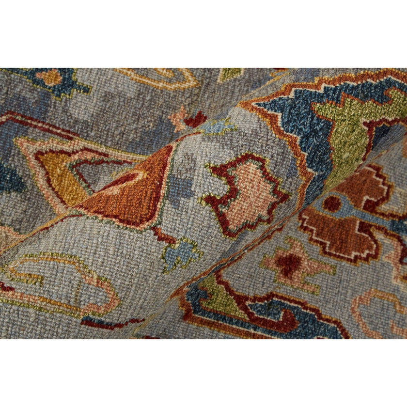 Feizy Leylan 0563F Transitional Ikat in Blue/Gray/Tan