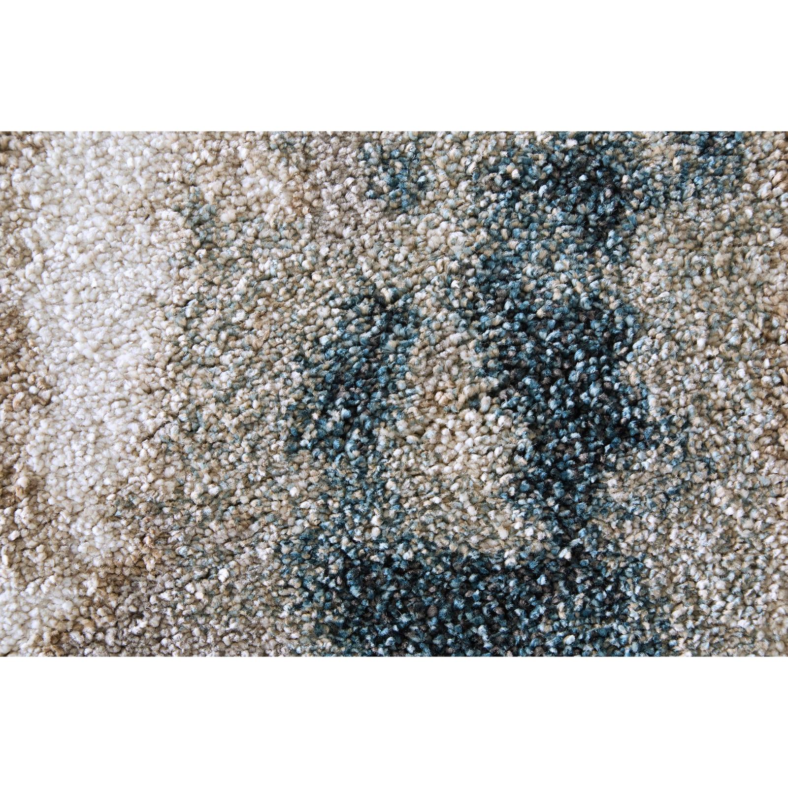 Feizy Richmond 39R6F Modern Abstract Rug in Gray/White/Blue