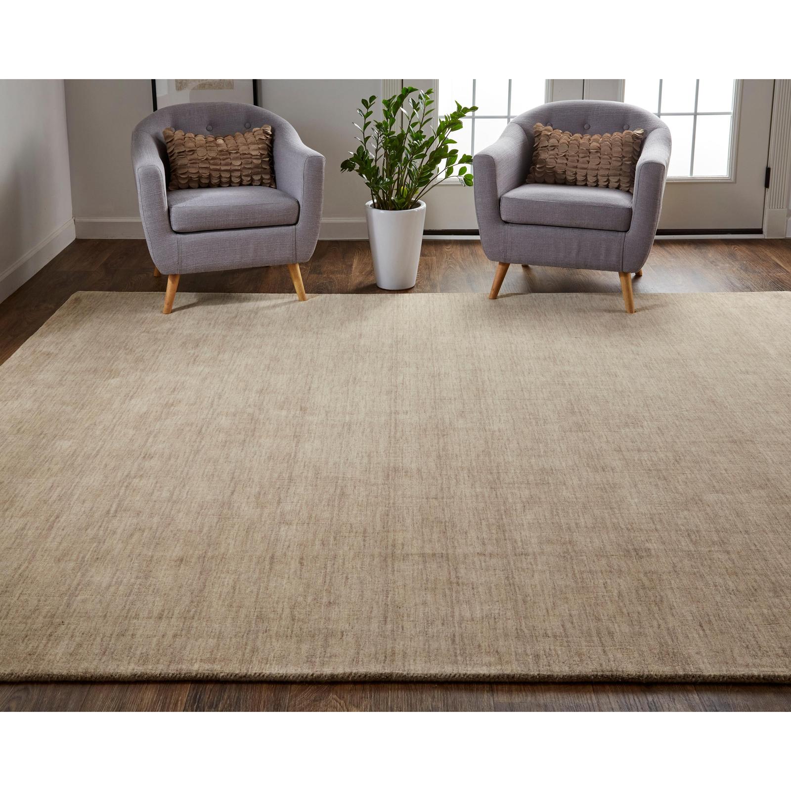 Feizy Luna 8049F Modern Solid Rug