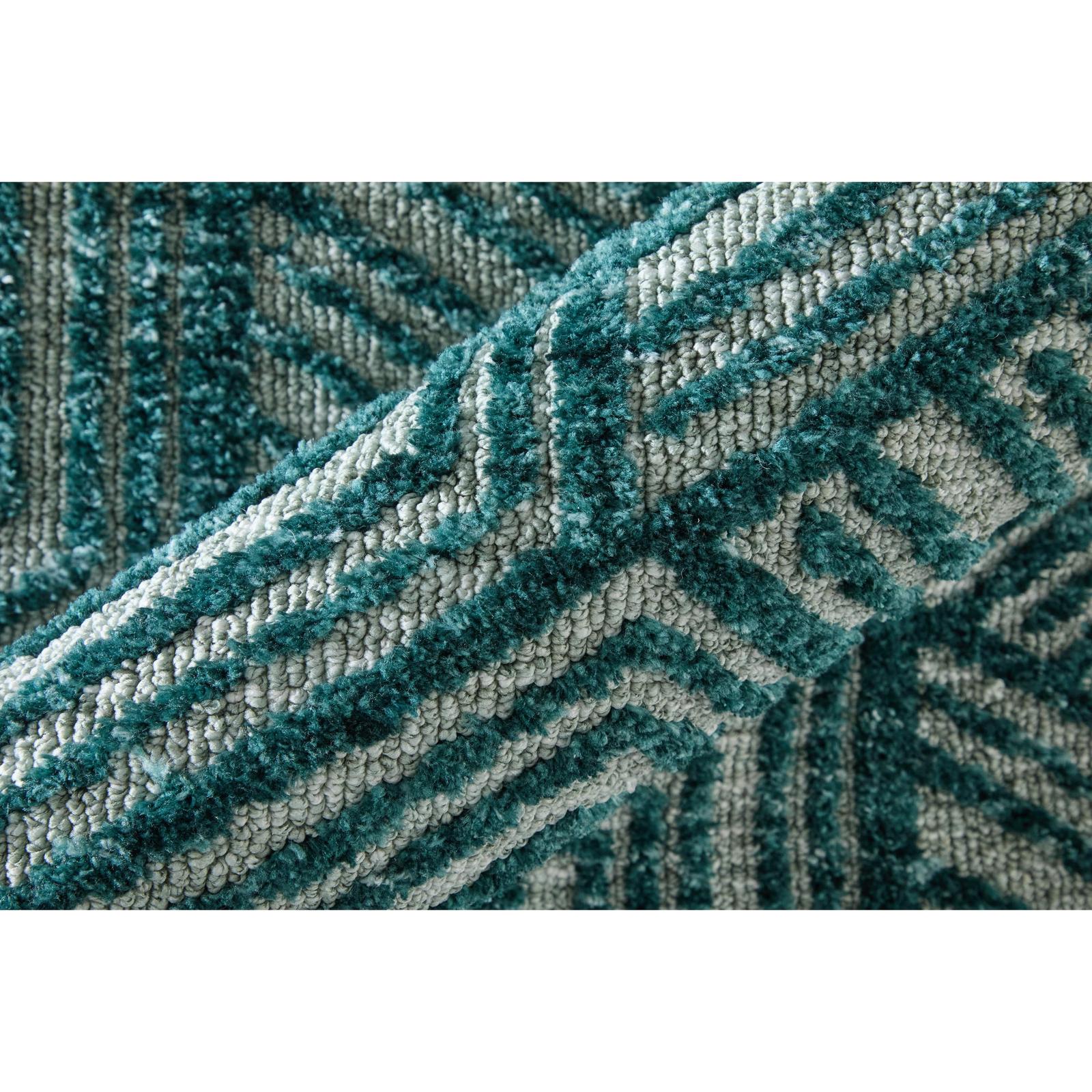 Feizy Colton 8A57F Modern Geometric Rug in Blue