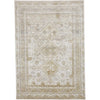 Feizy Aura 3738F Modern Persian Rug in Gold/Ivory