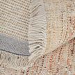 Feizy Caldwell 8977F Transitional Medallion Rug in Orange/Tan/Ivory