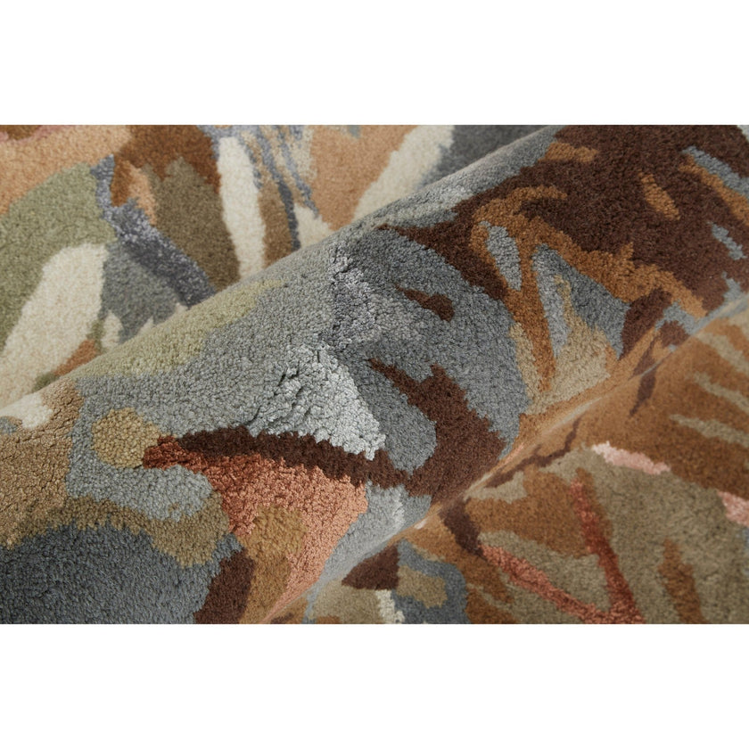 Feizy Dafney 8868F Transitional Floral & Botanical in Tan/Gray/Green