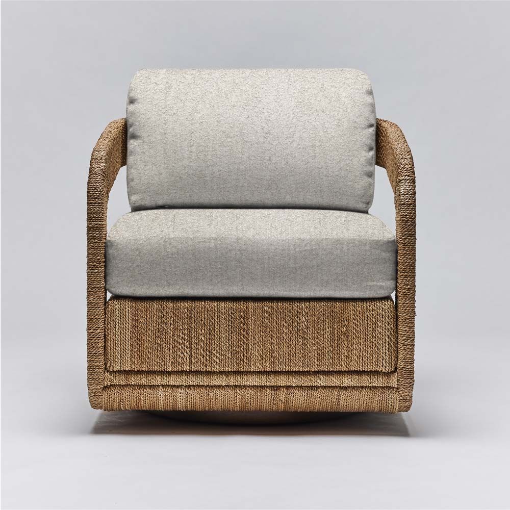 Interlude Harbour Lounge Chair Natural