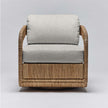 Interlude Harbour Lounge Chair Natural