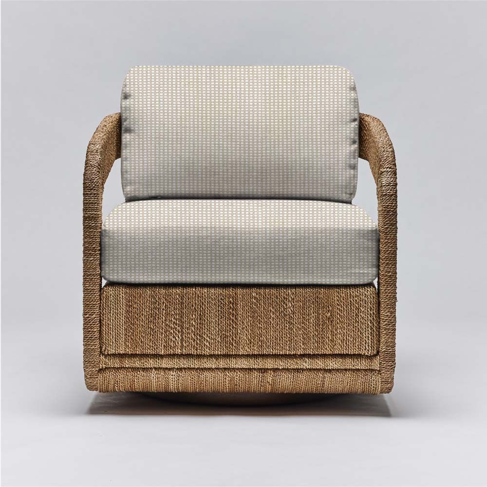 Interlude Harbour Lounge Chair Natural