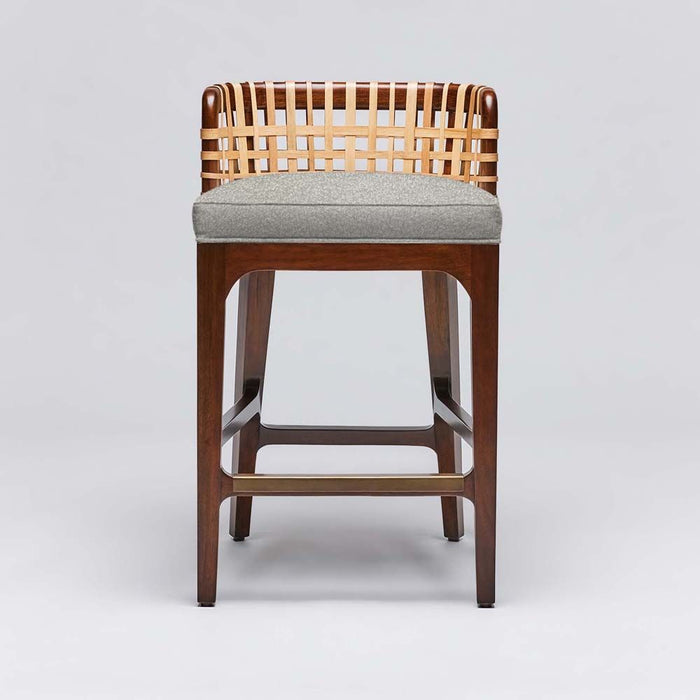 Interlude Palms Counter Stool Chestnut