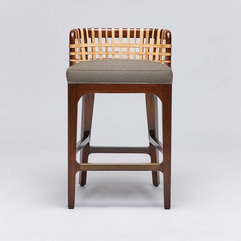 Interlude Palms Counter Stool Chestnut