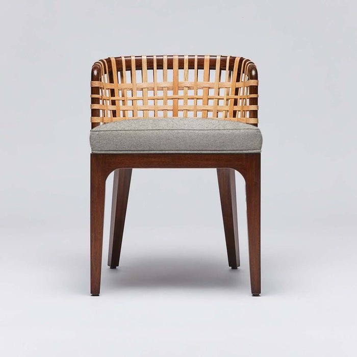 Interlude Palms Side Chair Chestnut