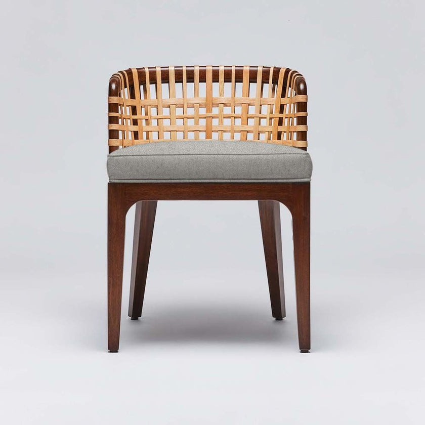 Interlude Palms Side Chair Chestnut
