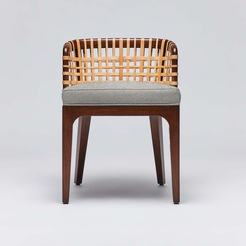 Interlude Palms Side Chair Chestnut