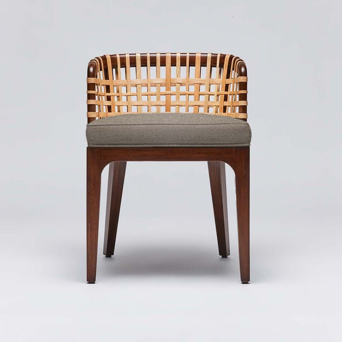 Interlude Palms Side Chair Chestnut