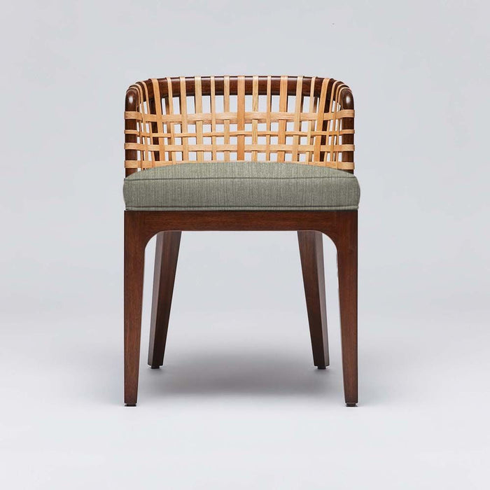 Interlude Palms Side Chair Chestnut