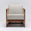 Interlude Palms Lounge Chair Chestnut