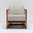 Interlude Palms Lounge Chair Chestnut
