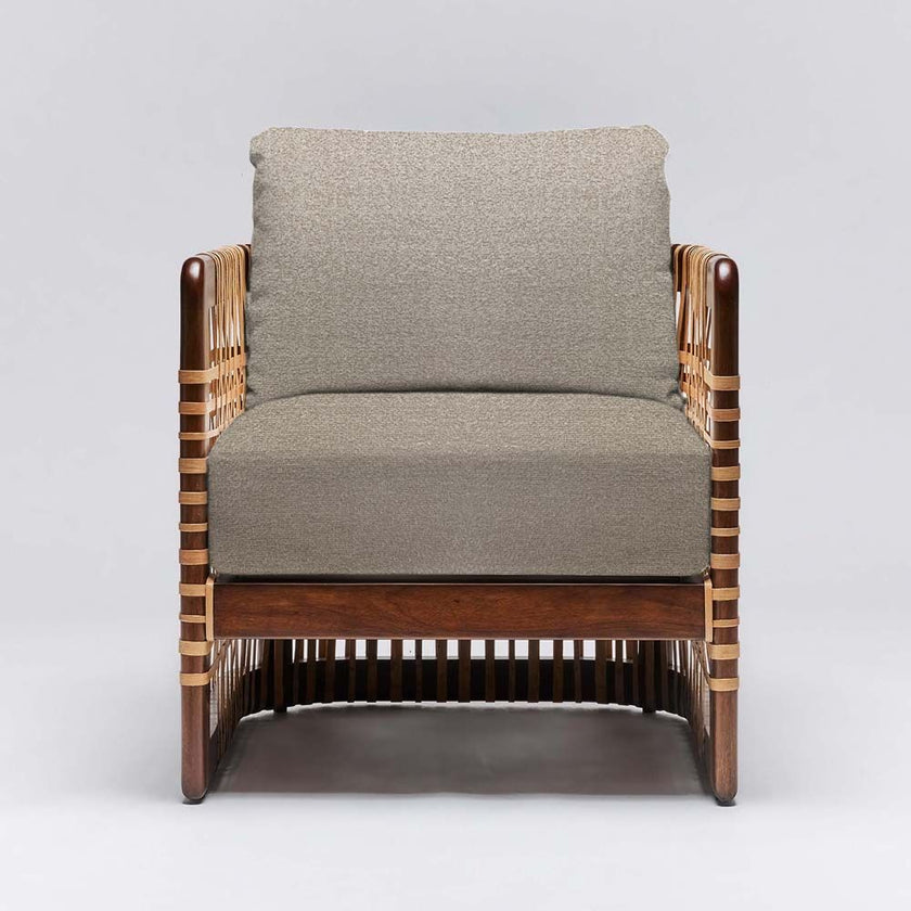 Interlude Palms Lounge Chair Chestnut