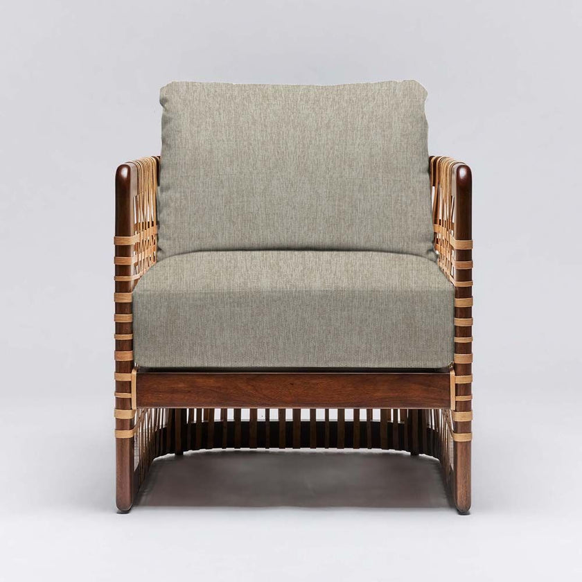 Interlude Palms Lounge Chair Chestnut