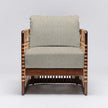 Interlude Palms Lounge Chair Chestnut