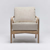Interlude Delray Lounge Chair White Ceruse