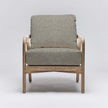 Interlude Delray Lounge Chair White Ceruse
