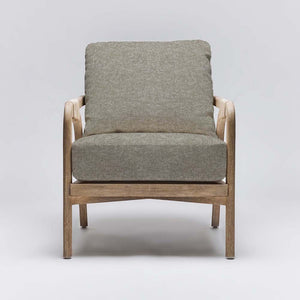 Interlude Delray Lounge Chair White Ceruse