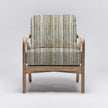 Interlude Delray Lounge Chair White Ceruse