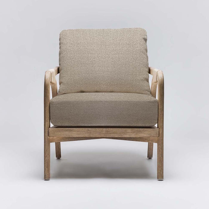 Interlude Delray Lounge Chair White Ceruse