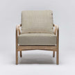 Interlude Delray Lounge Chair White Ceruse