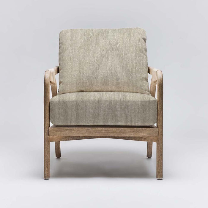 Interlude Delray Lounge Chair White Ceruse