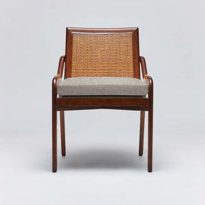 Interlude Delray Side Chair Chestnut