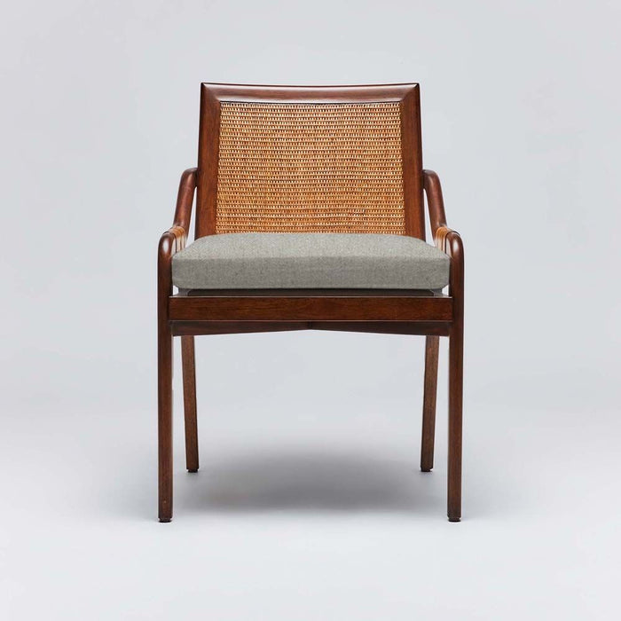 Interlude Delray Side Chair Chestnut