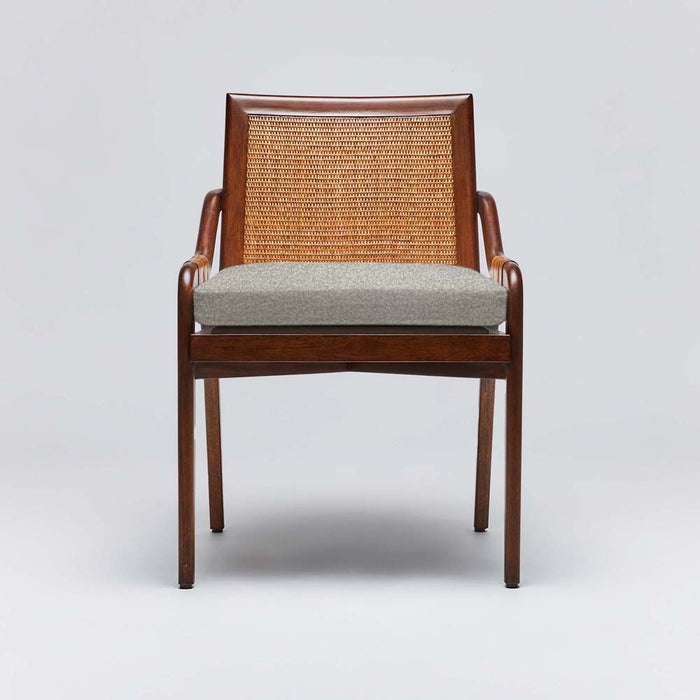 Interlude Delray Side Chair Chestnut