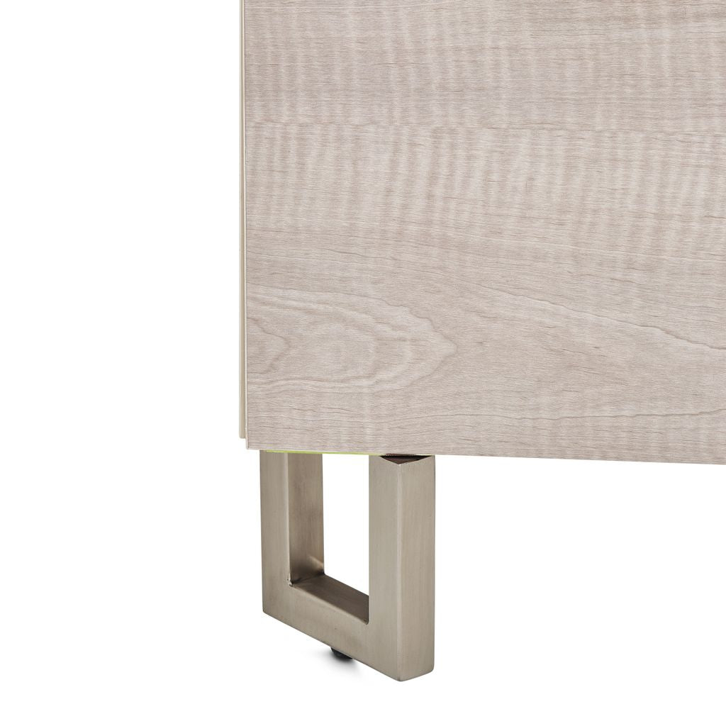 Michael Amini Marin Panel Bed - Greige