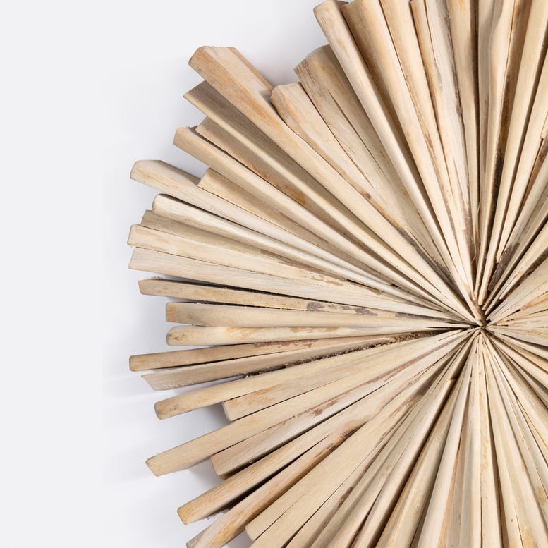 Wickham Handcrafted Teak Wall Art