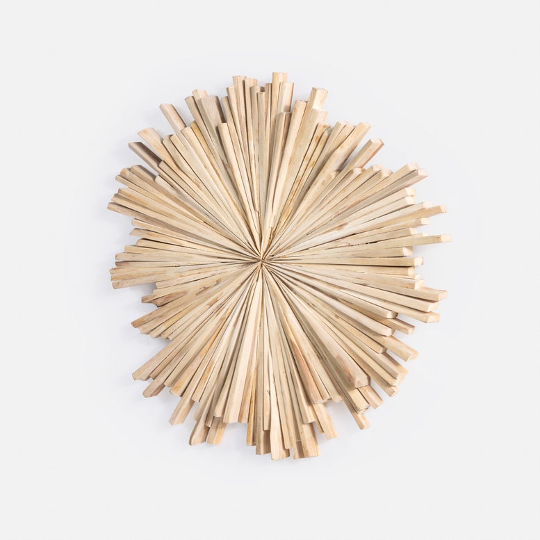 Wickham Handcrafted Teak Wall Art