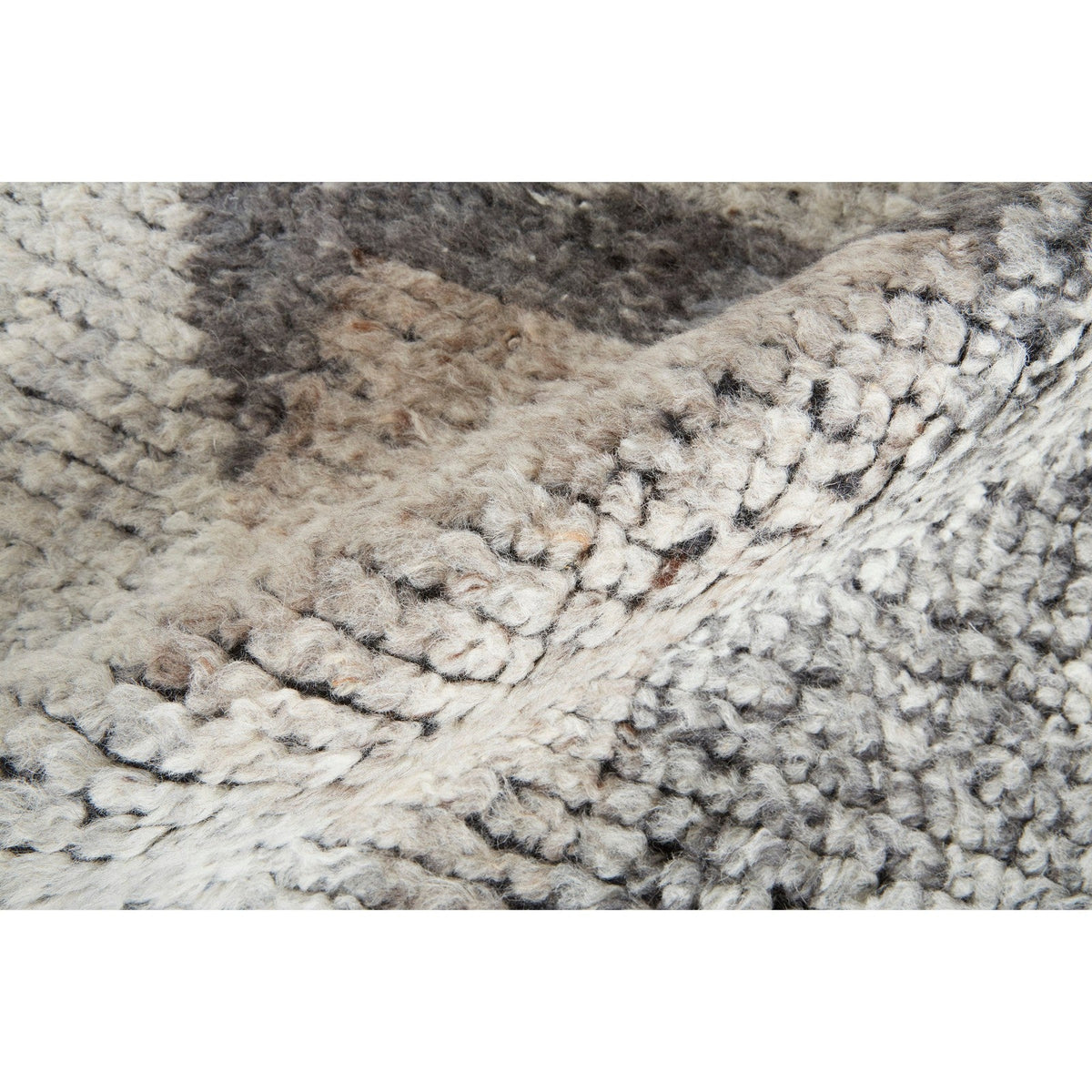 Feizy Alford 6910F Modern Geometric in Ivory/Gray/Taupe