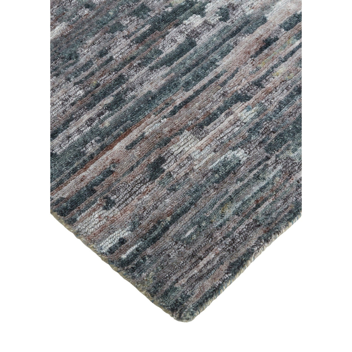 Feizy Conroe 6823F Modern Abstract in Blue/Gray