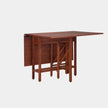 Global Views Liam Walnut Drop Leaf Table Clearance