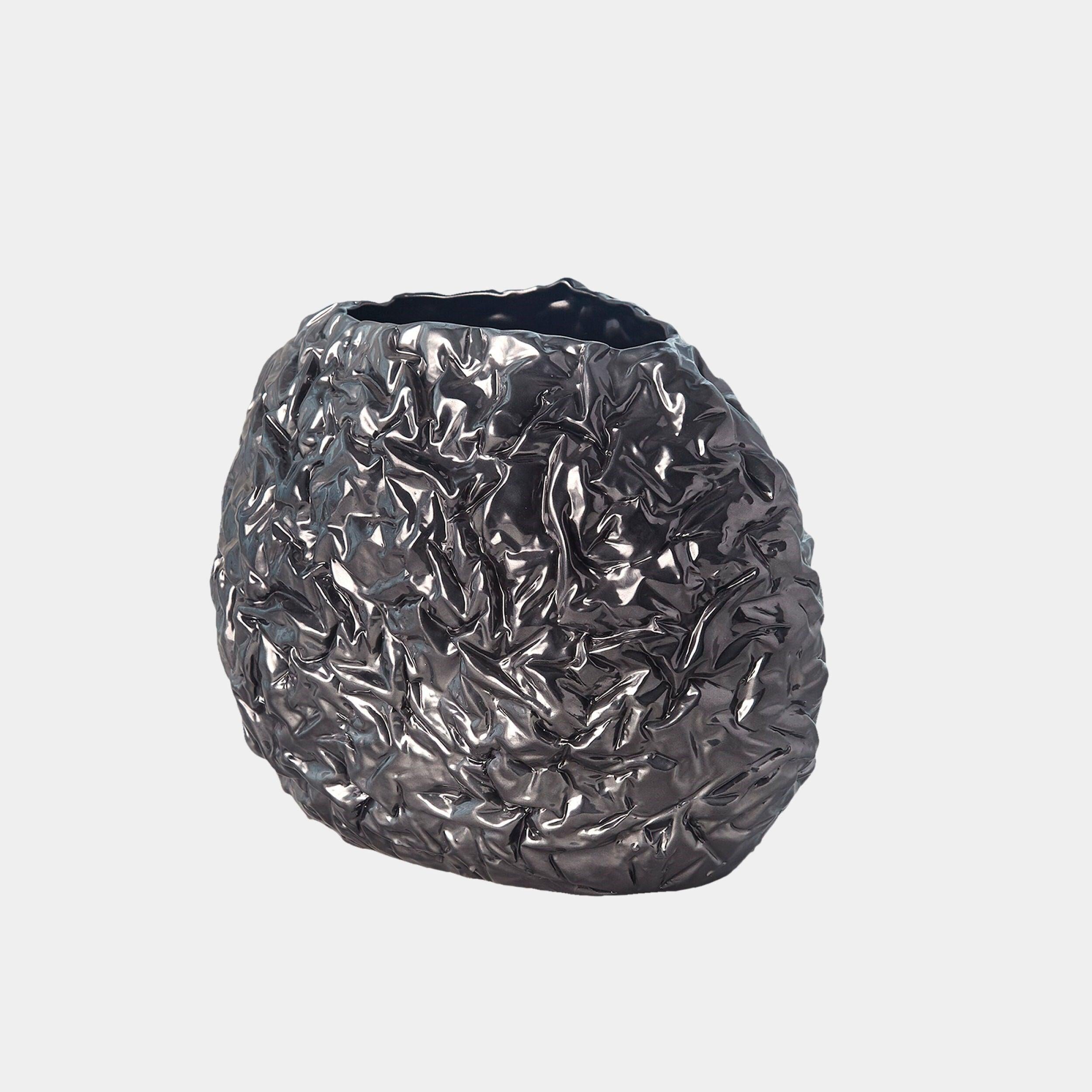 Global Views Sherrie Crinkled Paper Vase Clearance