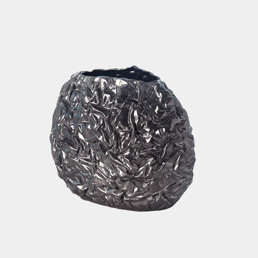 Global Views Sherrie Crinkled Paper Vase