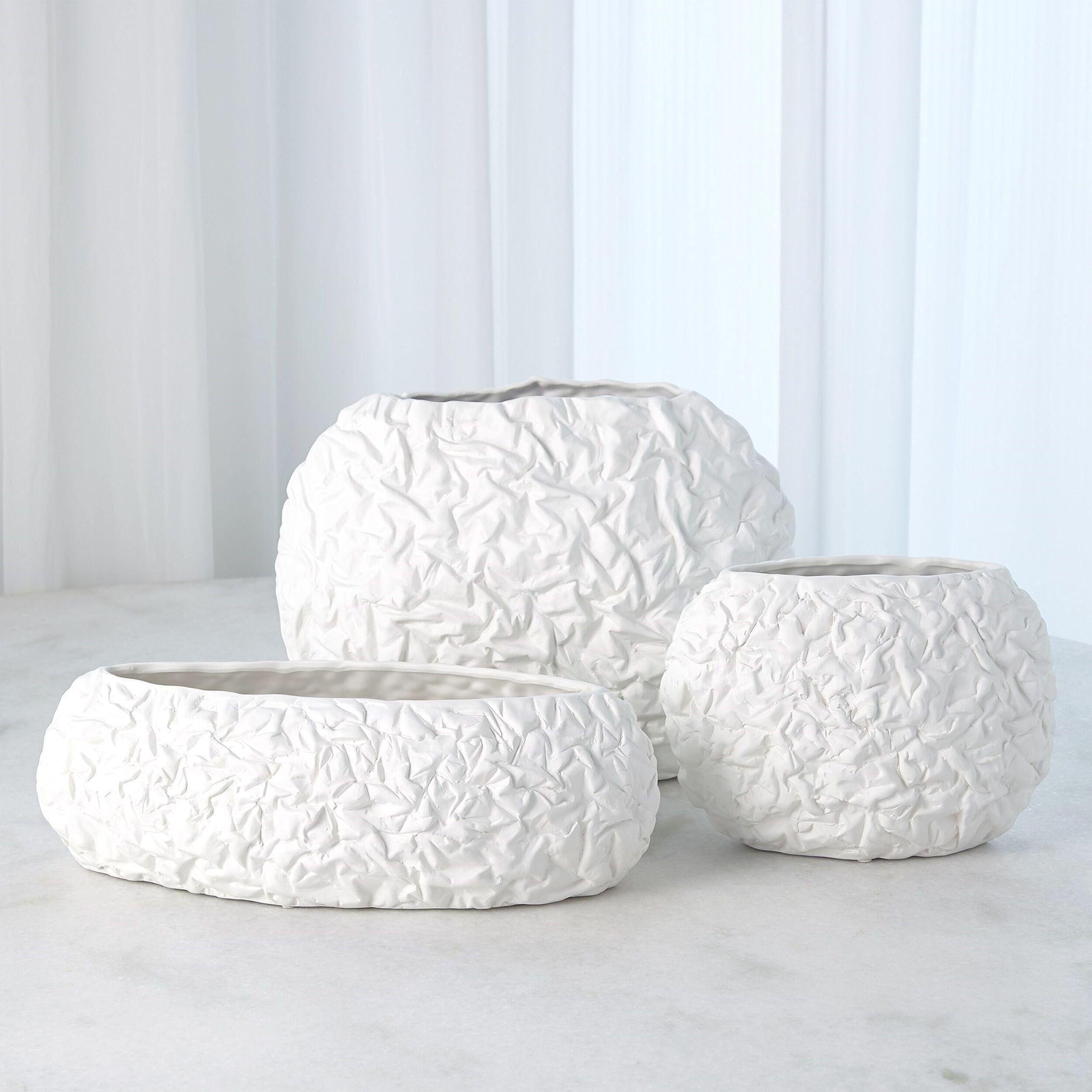 Global Views Sherrie Crinkled Paper Bowl Clearance