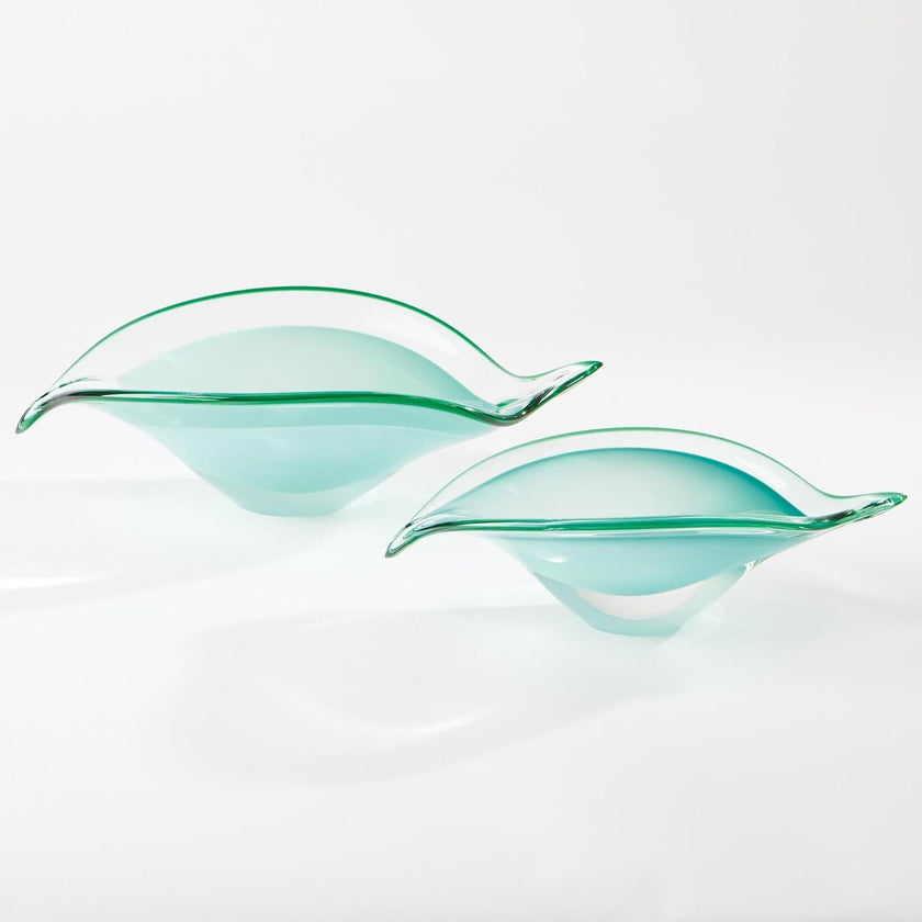 Global Views Bent Leaf Bowl