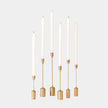 Global Views Mitford Brass Tapers Set of 6