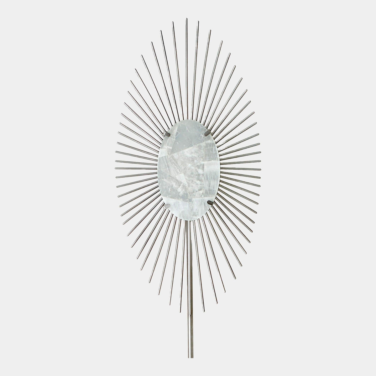 Global Views Lionne Quartz Radial Burst Wall Sconce Clearance