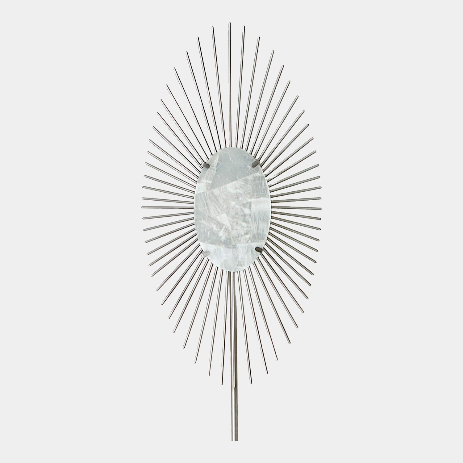Global Views Lionne Quartz Radial Burst Wall Sconce Clearance
